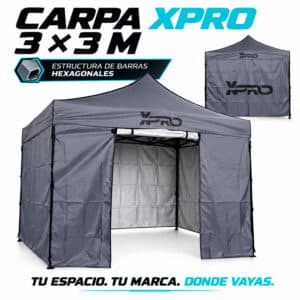 carpa-paddock-3x3m-patas-hexagonales-40mm